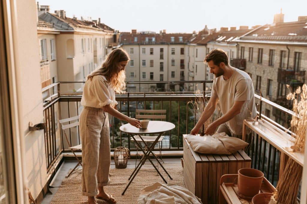 la décoration pour balcon terrasse appartement