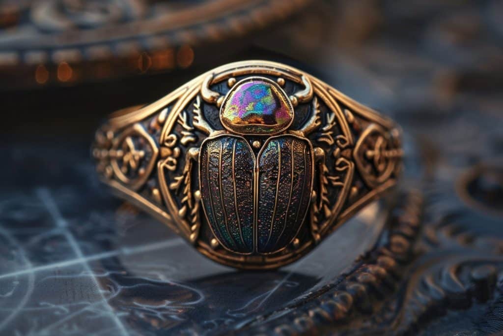 Mysticisme et élégance de la bague scarabée
