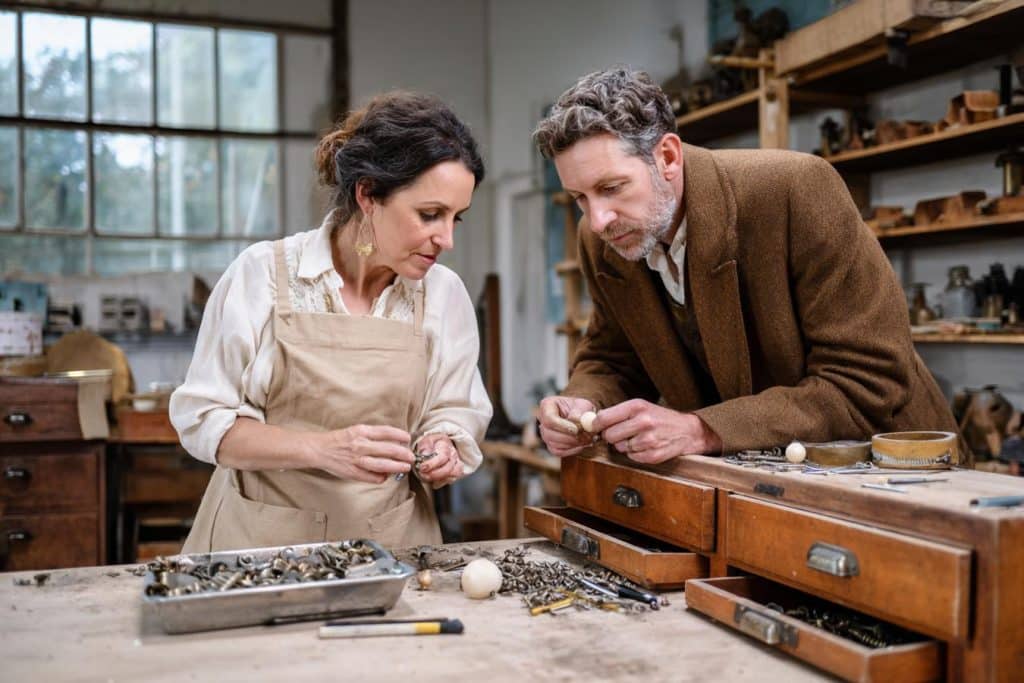 poignees de meubles vintage retro