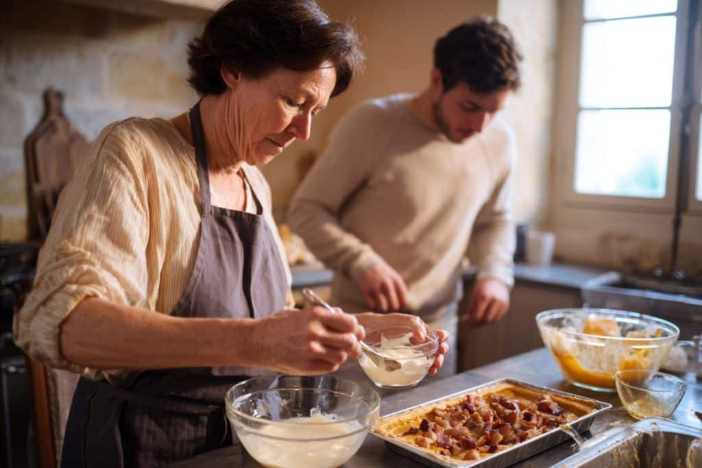 quiche lorraine creme liquide ou epaisse
